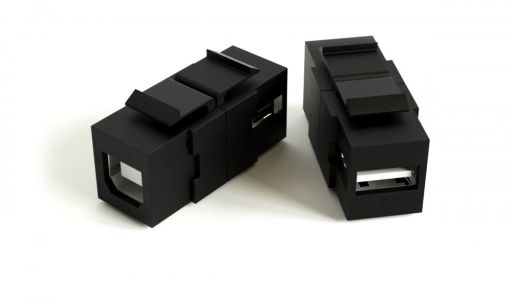 Модуль Hyperline KJ1-USB-A-B2-BK