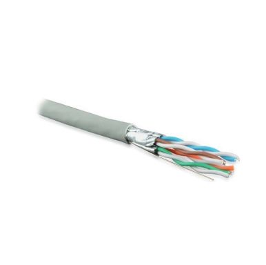 Кабель витая пара Hyperline UFTP4-C6-S23-IN-LSZH-GY-500