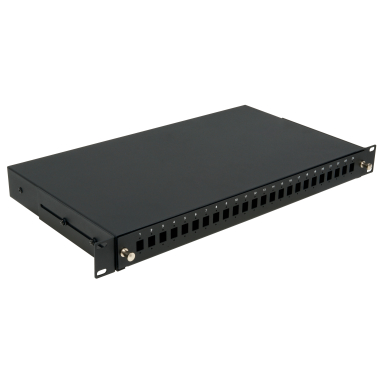 Коммутационная панель оптическая BNH ODF-19-CX-SP-1U-24-DLC-BK