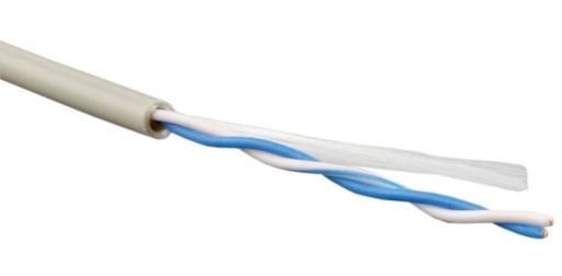 Кабель витая пара Hyperline UUTP1-C5-P24-IN-LSZH-GY-500