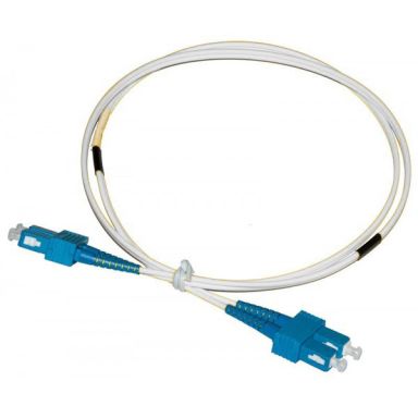 Коммутационный шнур оптический Hyperline FC-D2-9A1-SC/UR-SC/UR-H-1M-LSZH-WH