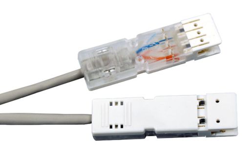 Шнур коммутационный телефонный Hyperline PC-110-110-2P-C5-2M-LSZH-GY