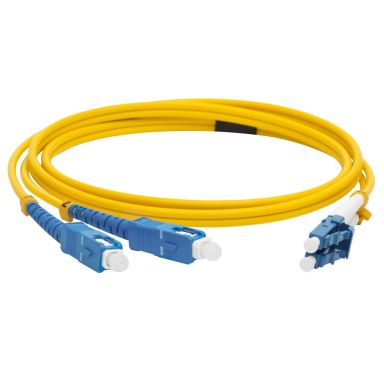 Коммутационный шнур оптический Lanmaster LAN-2LC-2SC/SU-15