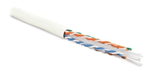 Кабель витая пара Hyperline UUTP4-C6-S23-IN-LSZH-WH-305