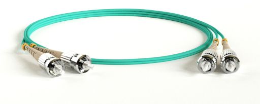 Коммутационный шнур оптический Hyperline FC-D2-503-ST/PR-ST/PR-H-2M-LSZH-AQ
