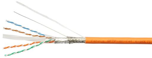 Кабель витая пара Cabeus SFTP-4P-Cat.6-SOLID-LSZH