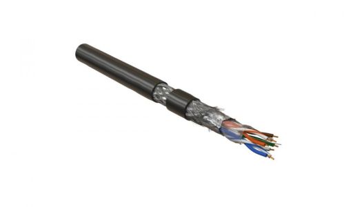 Кабель витая пара Hyperline SFUTP4-C5E-P26-IN-LSZH-BK-305