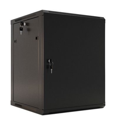 Шкаф телекоммуникационный настенный Hyperline TWB-1566-SR-RAL9004