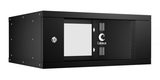 Шкаф телекоммуникационный настенный Cabeus WSC-05D-4U55/45-BK
