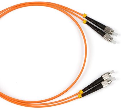 Коммутационный шнур оптический Hyperline FC-D2-62-ST/PR-ST/PR-H-15M-LSZH-OR