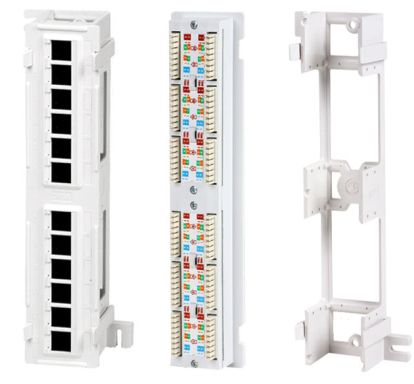 Коммутационная патч-панель Hyperline PPW-12-8P8C-C5e