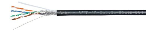 Кабель витая пара Cabeus SFTP-4P-Cat.5e-SOLID-OUT-LSZH-UV