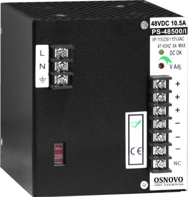Промышленный блок питания OSNOVO PS-48500/I