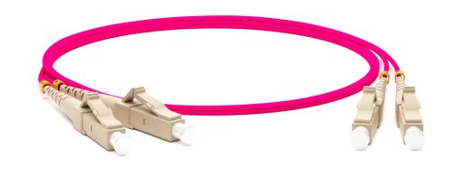 Коммутационный шнур оптический Hyperline FC-D2-504-LC/PR-LC/PR-H-1M-LSZH-MG