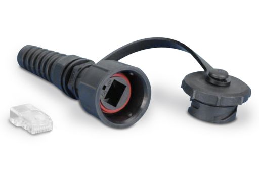 Разъём Hyperline PLUG-IE-8P8C-P-C5-SH