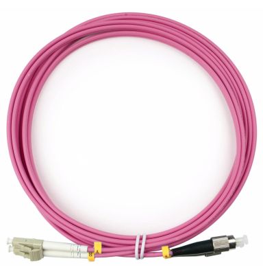 Коммутационный шнур оптический Cabeus FOP-50-OM4-LC-FC-3m