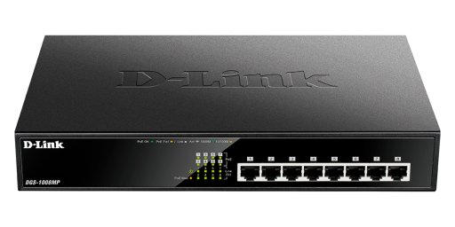 Коммутатор D-Link DGS-1008MP/B1A