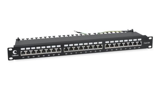 Коммутационная патч-панель Cabeus PL-24-Cat.6A-SH-Dual