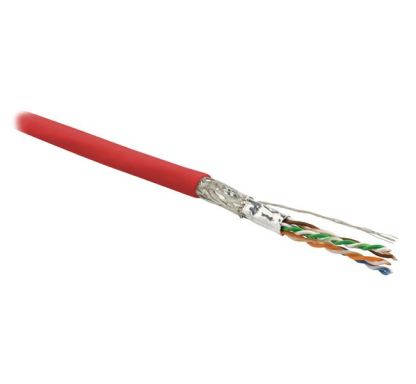 Кабель витая пара Hyperline SFUTP4-C6-P26-IN-LSZH-RD-500