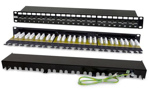 Коммутационная патч-панель Hyperline PP2-19-24-8P8C-C6A-110D