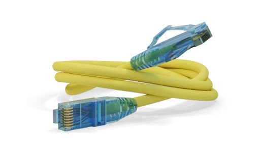 Шнур коммутационный Hyperline PC-LPM-UTP-RJ45-RJ45-C6-5M-LSZH-YL