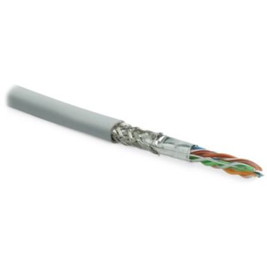 Кабель витая пара Hyperline SFUTP4-C5E-S24-IN-PVC-GY-305