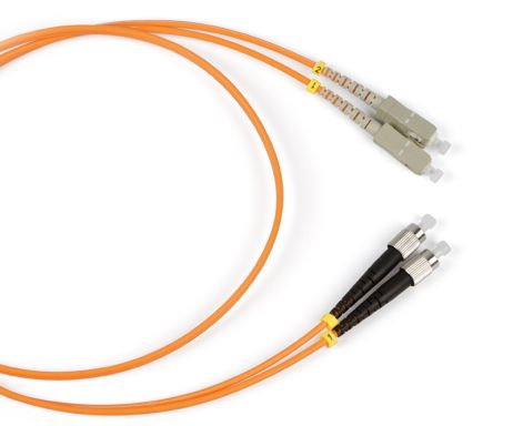 Коммутационный шнур оптический Hyperline FC-D2-62-FC/PR-SC/PR-H-3M-LSZH-OR