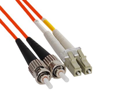 Коммутационный шнур оптический Hyperline FC-D2-62-LC/PR-ST/PR-H-5M-LSZH-OR