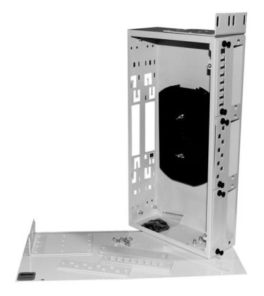 Коммутационная панель оптическая Hyperline FO-19R-2U-6xSLT-W140H42-48UN-GY