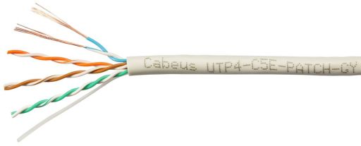 Кабель витая пара Cabeus UTP-4P-Cat.5e-PATCH-LSZH-GY