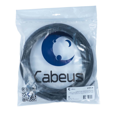 Кабель витая пара Cabeus UTP-4P-Cat.5e-SOLID-LSZH-BK-20