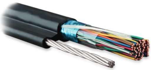Кабель многопарный Hyperline FUTP10-C3-S24-SW-OUT-PE-BK