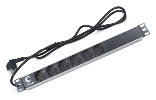 Блок распределения питания Cabeus PDU-6P-2EU