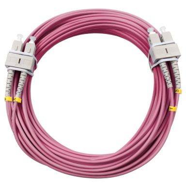 Коммутационный шнур оптический Cabeus FOP-50-OM4-SC-SC-15m