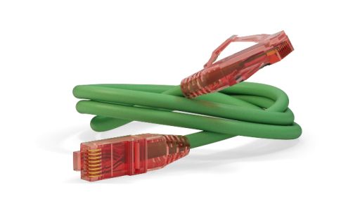 Шнур коммутационный Hyperline PC-LPM-UTP-RJ45-RJ45-C5e-0.3M-LSZH-GN
