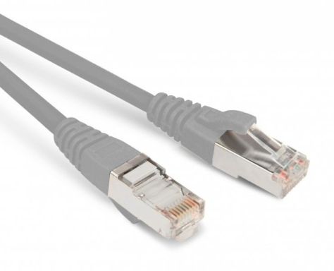 Шнур коммутационный Hyperline PC-LPM-SFTP-RJ45-RJ45-C6a-1M-LSZH-GY