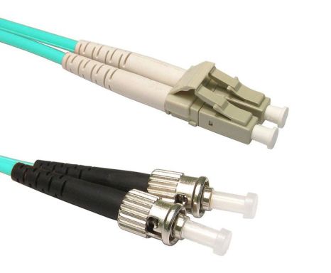 Коммутационный шнур оптический Hyperline FC-D2-503-LC/PR-ST/PR-H-20M-LSZH-AQ