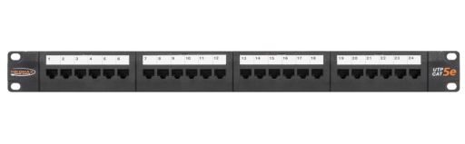 Коммутационная патч-панель Nikomax NMC-RP24UD2-1U-BK