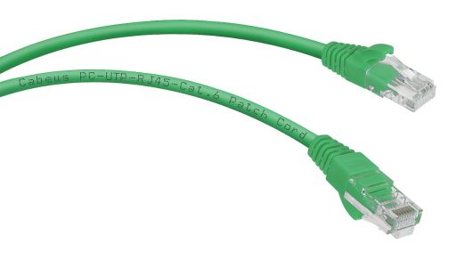 Шнур коммутационный Cabeus PC-UTP-RJ45-Cat.6-2m-GN