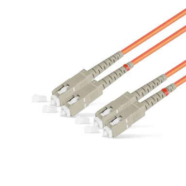 Коммутационный шнур оптический Hyperline FC-D2-62-SC/PR-SC/PR-H-50M-LSZH-OR