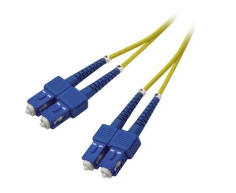 Коммутационный шнур оптический Hyperline FC-D2-9-SC/UR-SC/UR-H-20M-LSZH-YL